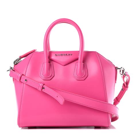 givenchy antigona mini shocking pink|givenchy antigona small sale.